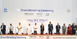 The groundbreaking ceremony was attended by the Chief Minister of Tamil Nadu, Thiru M.K. Stalin and Mr. N. Chandrasekaran, Chairman of Tata Sons & Tata Motors, in the presence of several eminent Ministers, public representatives, senior bureaucrats, government officials, and senior representatives of the Tata Group.