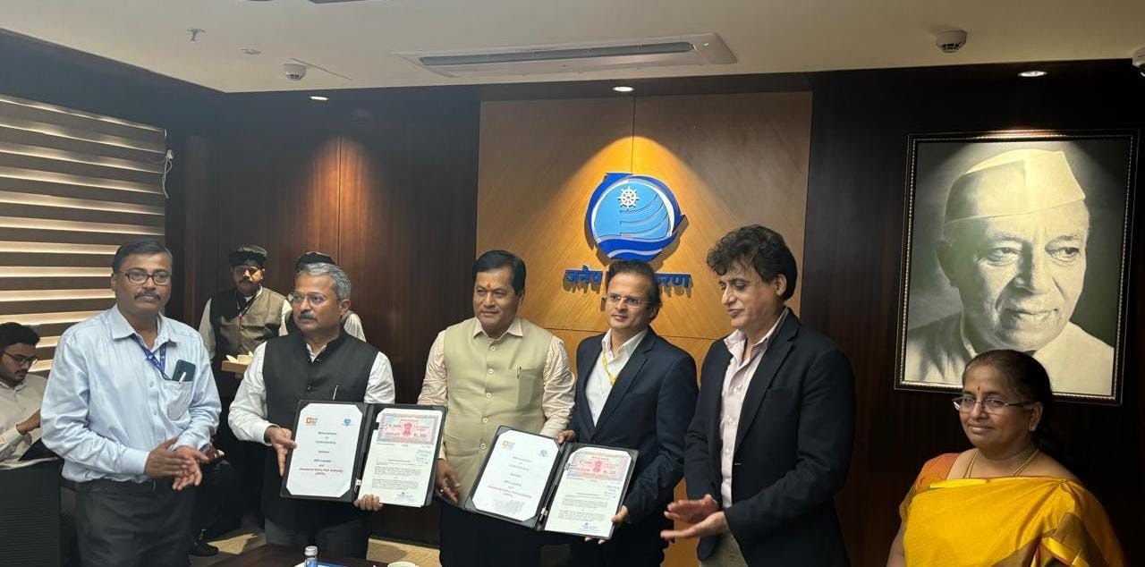 MoU was signed in the presence of  Union Minister Sarbananda Sonowal.