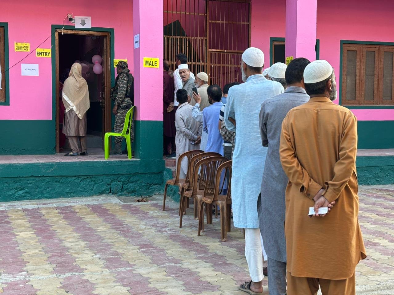 Poll Day- District Bandipora, J&K (Image credit: Election Commission of India)