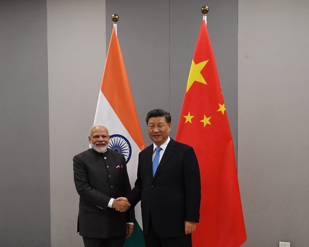 Prime Minister Narendra Modi with his Chinese counterpart President Xi Jinping (Image credit: PMO)