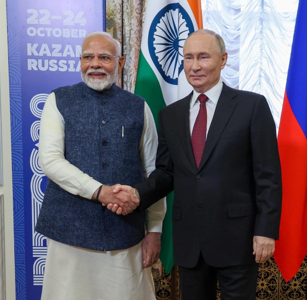 Prime Minister Narendra Modi With Russian President Putin