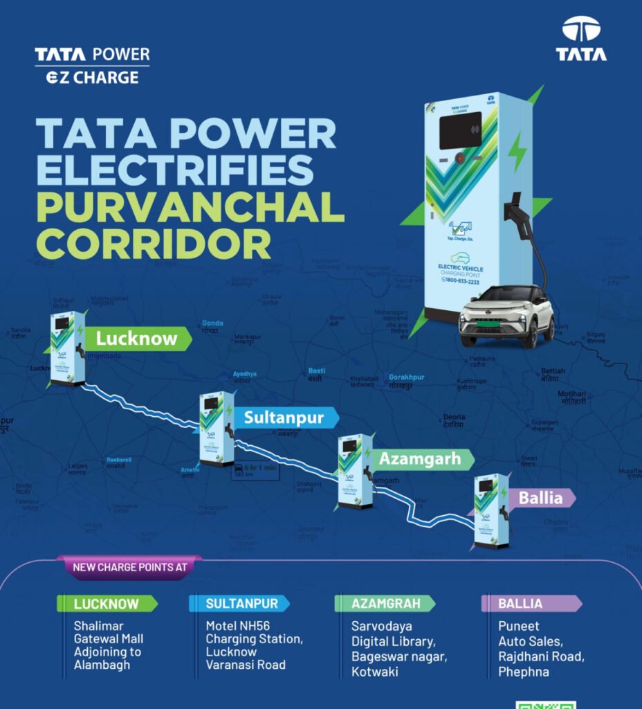 Tata Power Enhances e-mobility Across Eastern UP