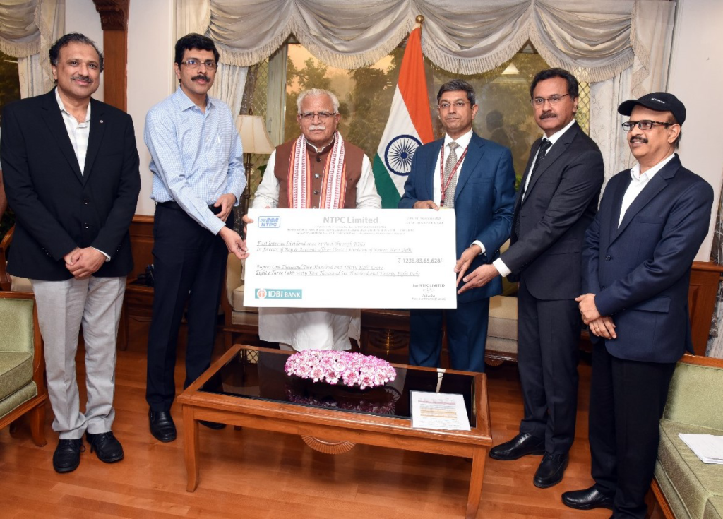 NTPC Pays Rs. 2,424 Crore as First Interim Dividend for FY24-25, Marks 32nd Consecutive Year of Dividend Payout
