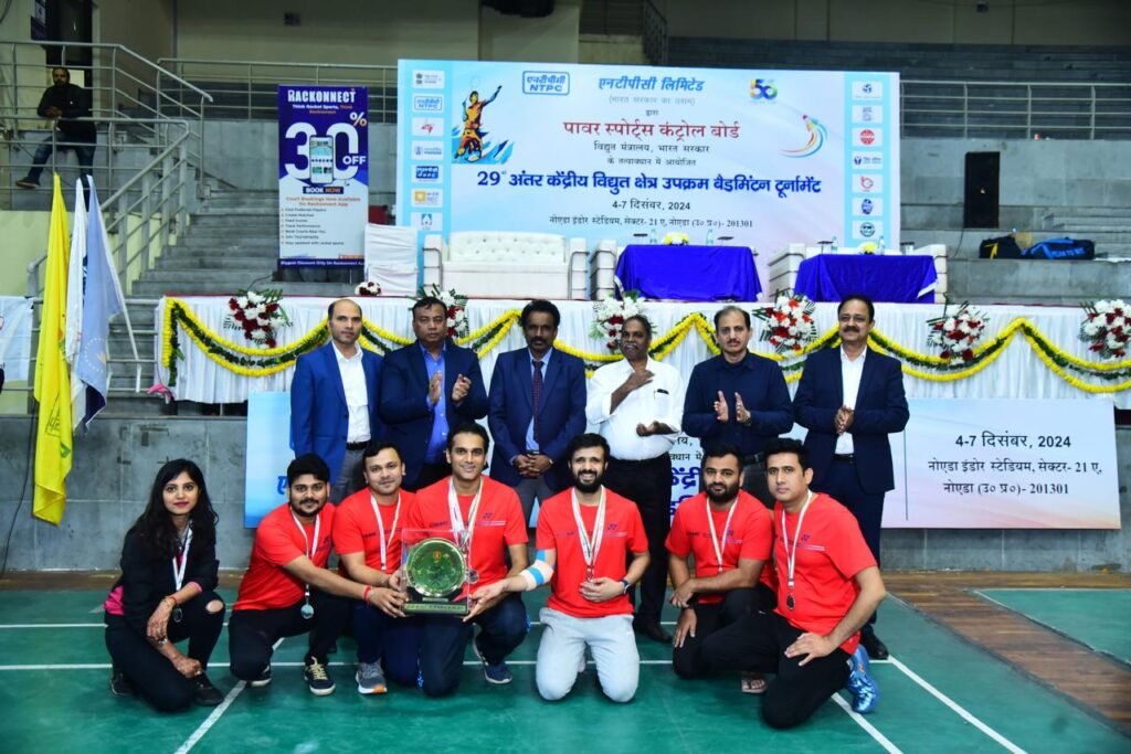 REC Limited Sweeps 29th Inter-CPSU Badminton Tournament with Gold in All Categories