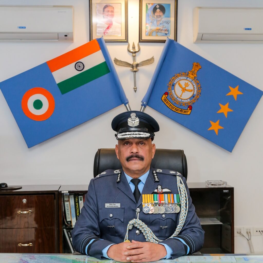 Air Marshal Jeetendra Mishra Takes Charge as Indian Air Force’s Western Air Command