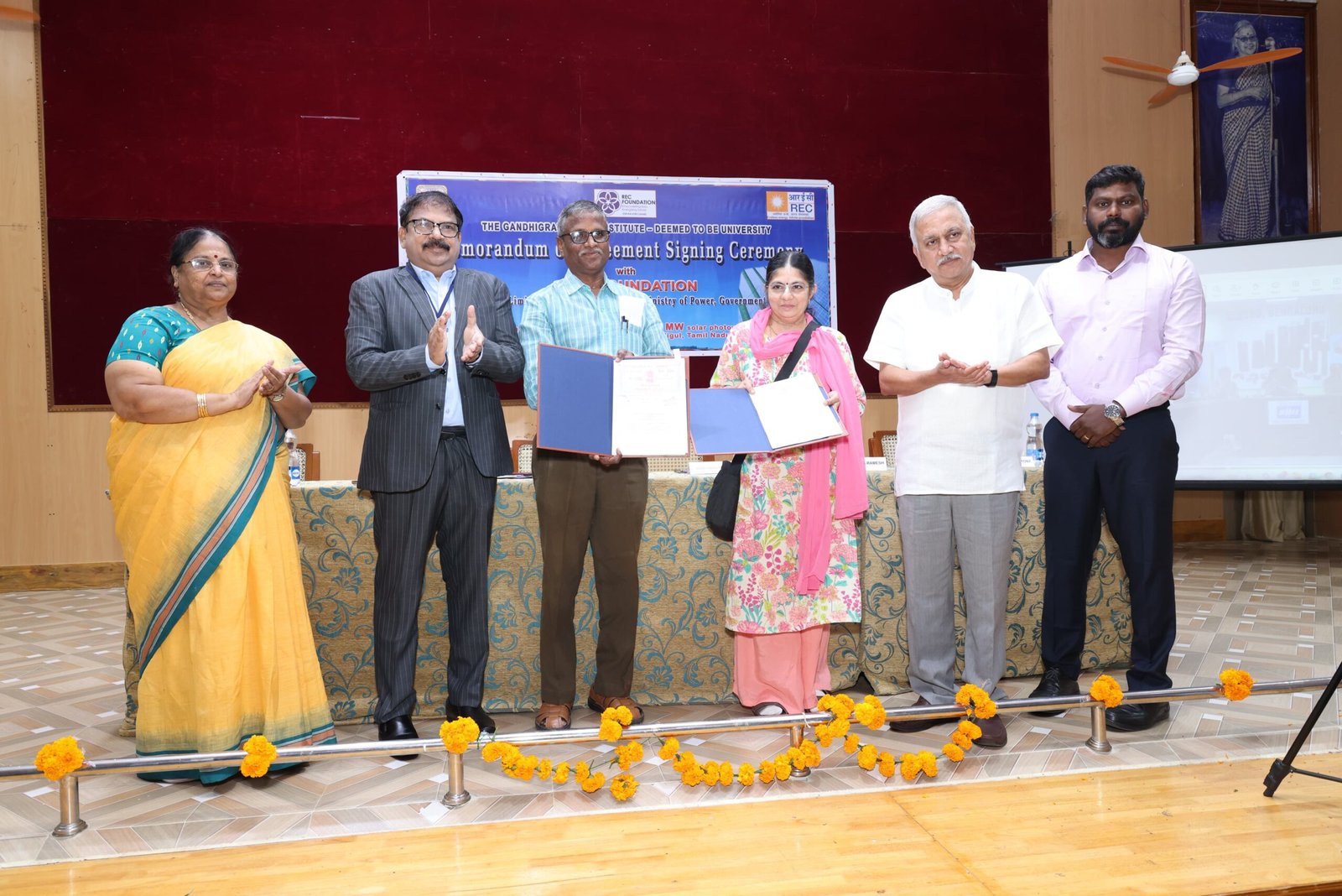 REC Limited Commits ₹8.44Crore Under CSR to support 1MW solar photovoltaic power plant in the Gandhigram Rural Institute, Tamil Nadu