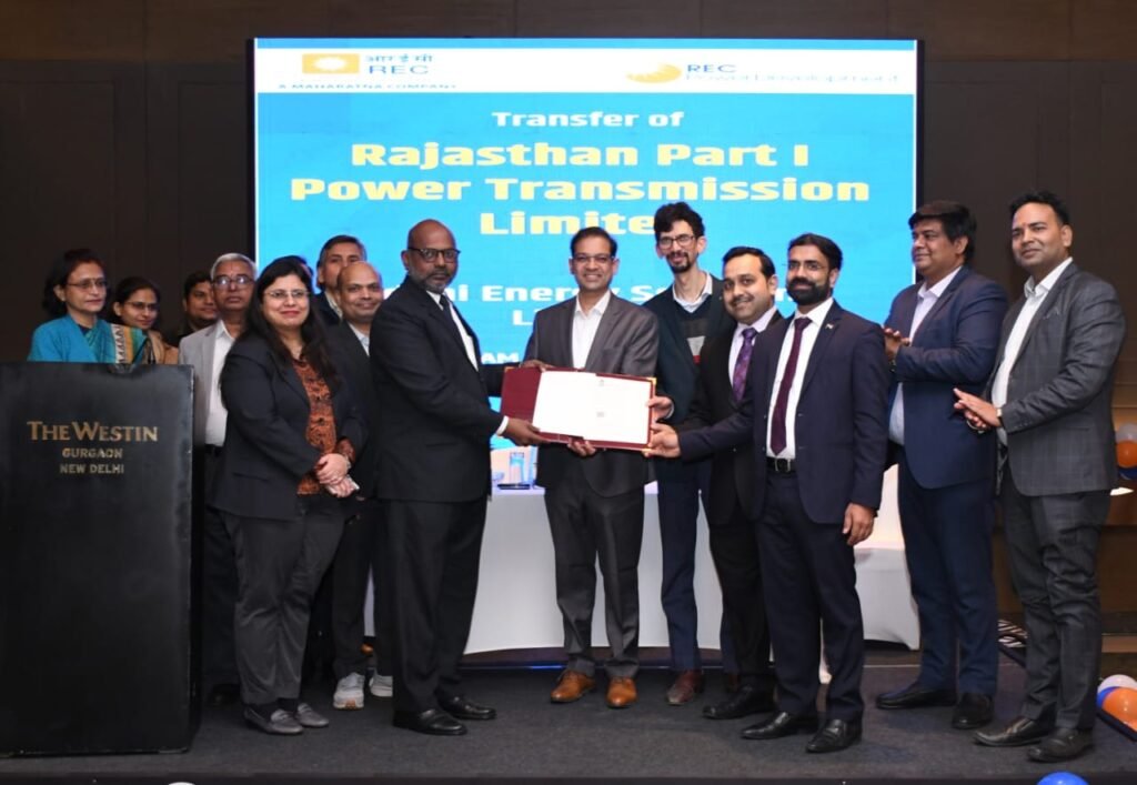 RECPDCL Transfers Rajasthan Part I Power Transmission Project SPV to Adani Energy Solutions