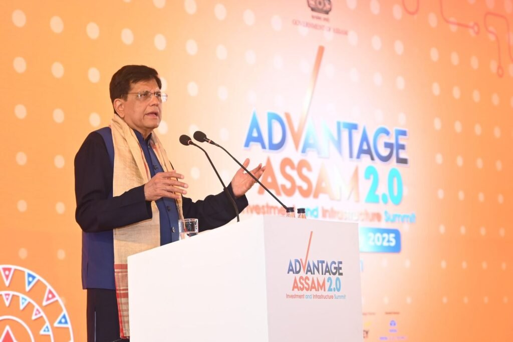 Assam Becoming Major Centre for National and Global Investment: Piyush Goyal Assam Becoming Major Centre for National and Global Investment: Piyush Goyal