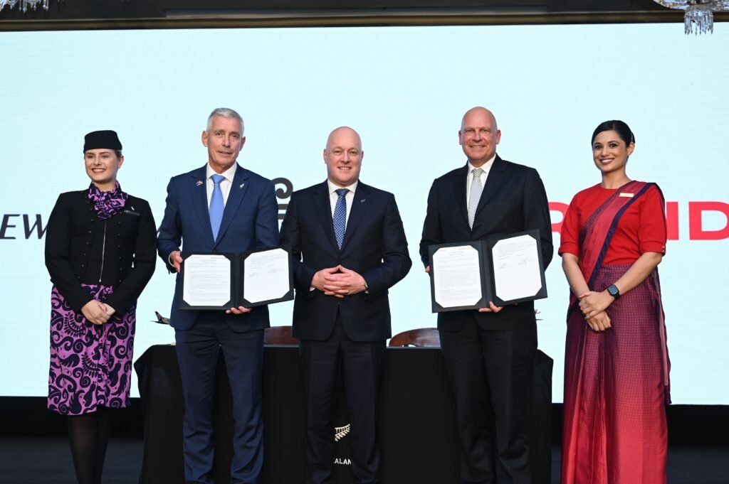 Air New Zealand and Air India enter new codeshare partnership and MoU to explore direct flights between India and New Zealand