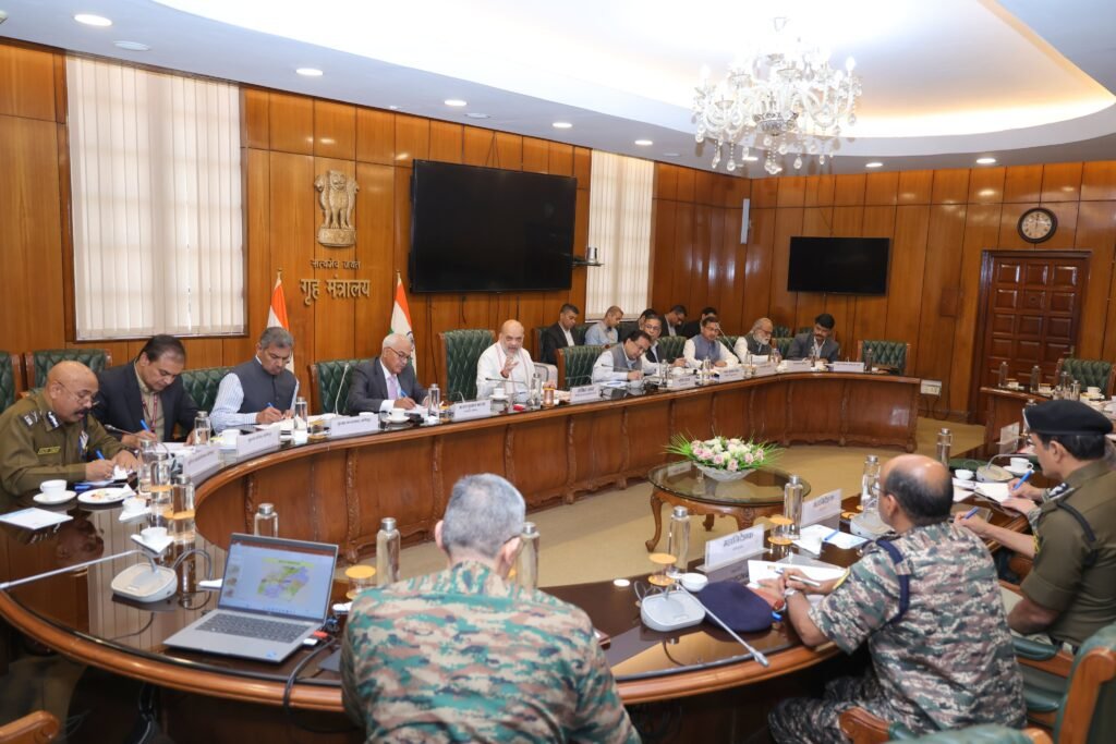 Amit Shah Chairs High-level Review Meeting on Security Situation of Manipur Amit Shah Chairs High-level Review Meeting on Security Situation of Manipur