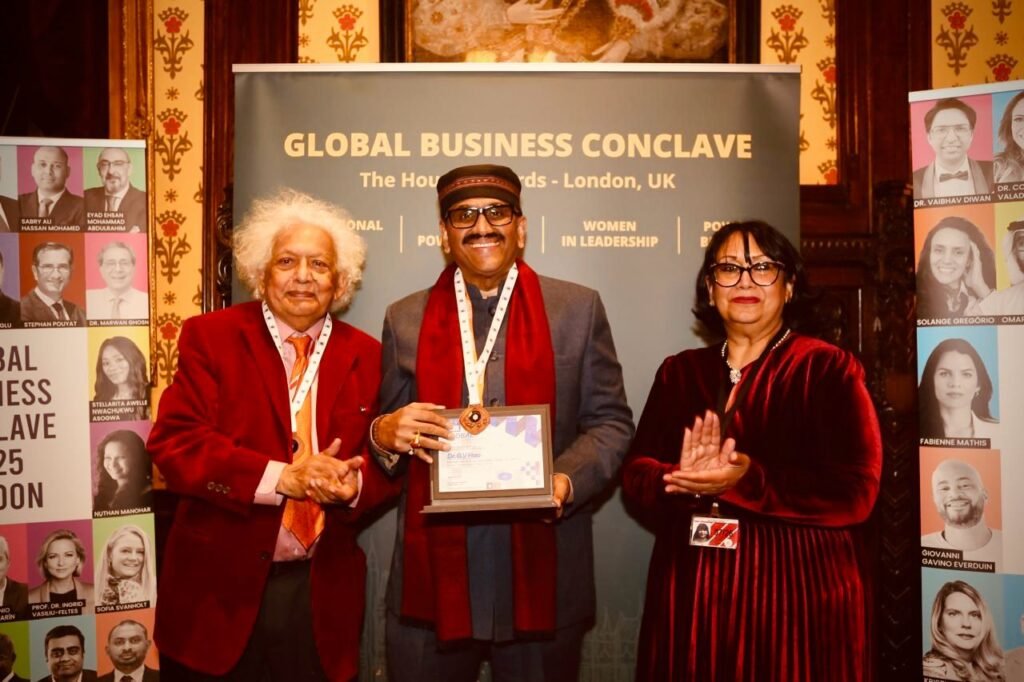 Senior Advocate G V Rao gets Global Power Leader 2025: Industry Transformational Leader award in UK