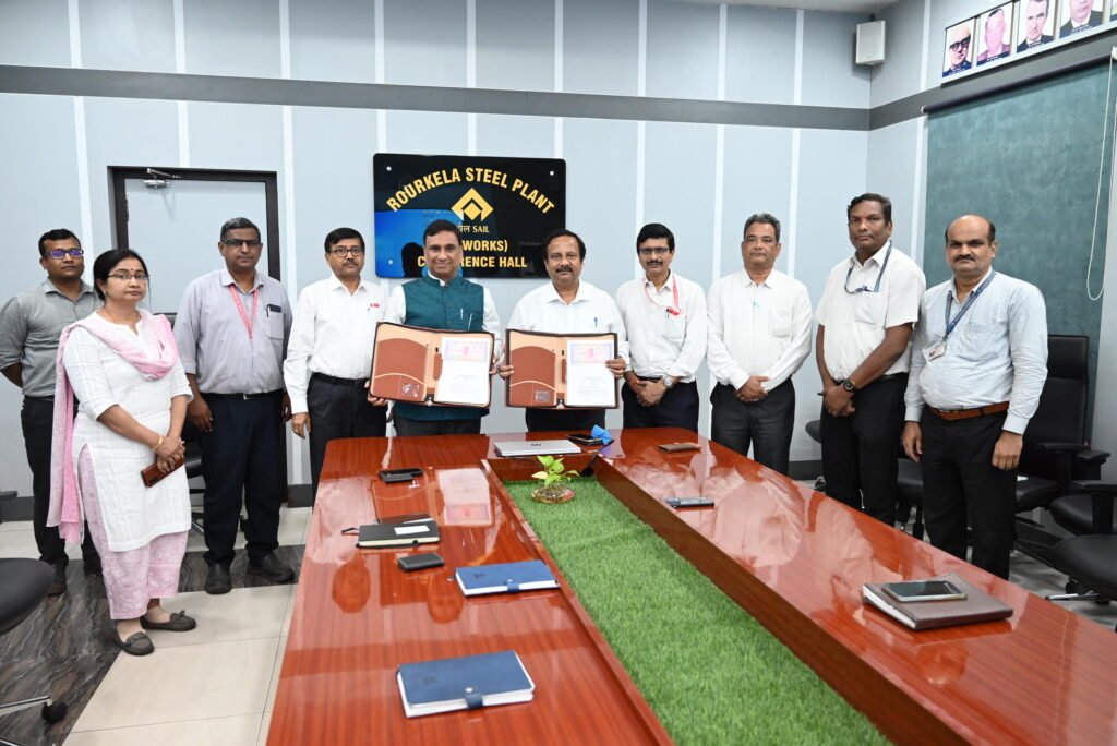SAIL, Rourkela Steel Plant Signs MoU with ABB India Ltd for Advanced Digital Twin Technology