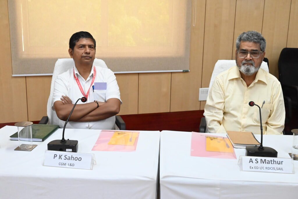 Professional Talk on “Steel Technologies: Challenges Ahead” Organized at SAIL, RSP