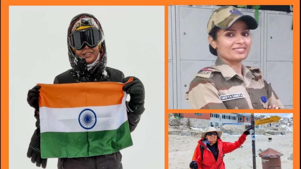 Geeta Samota Becomes First CISF Female Worker to Conquer Mount Everest