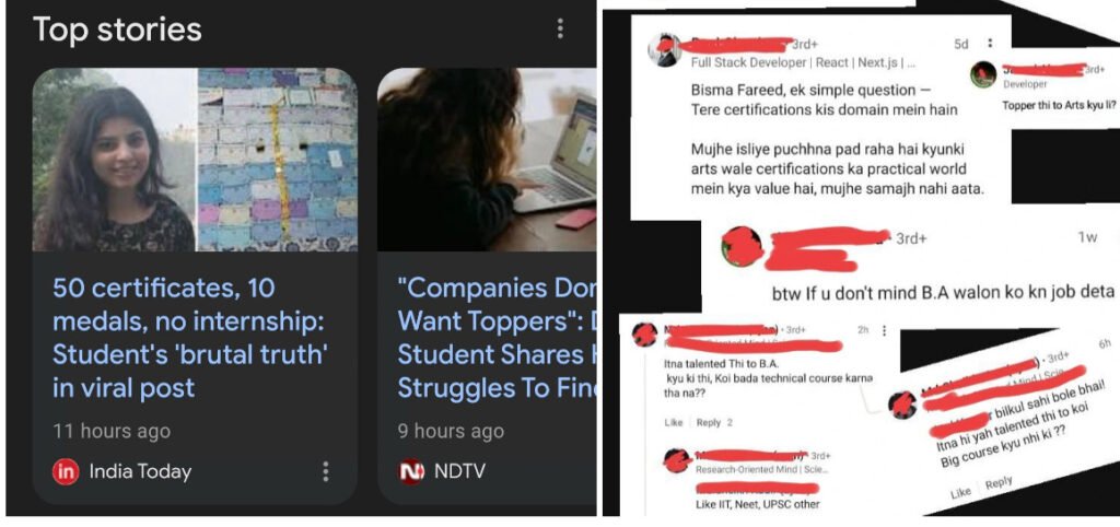 ‘Arts is not a compromise, it is a valid choice’: DU Student’s Post Goes Viral