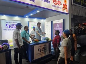 IREDA CMD Pradip Kumar Das at IREDA stall during Jal seva