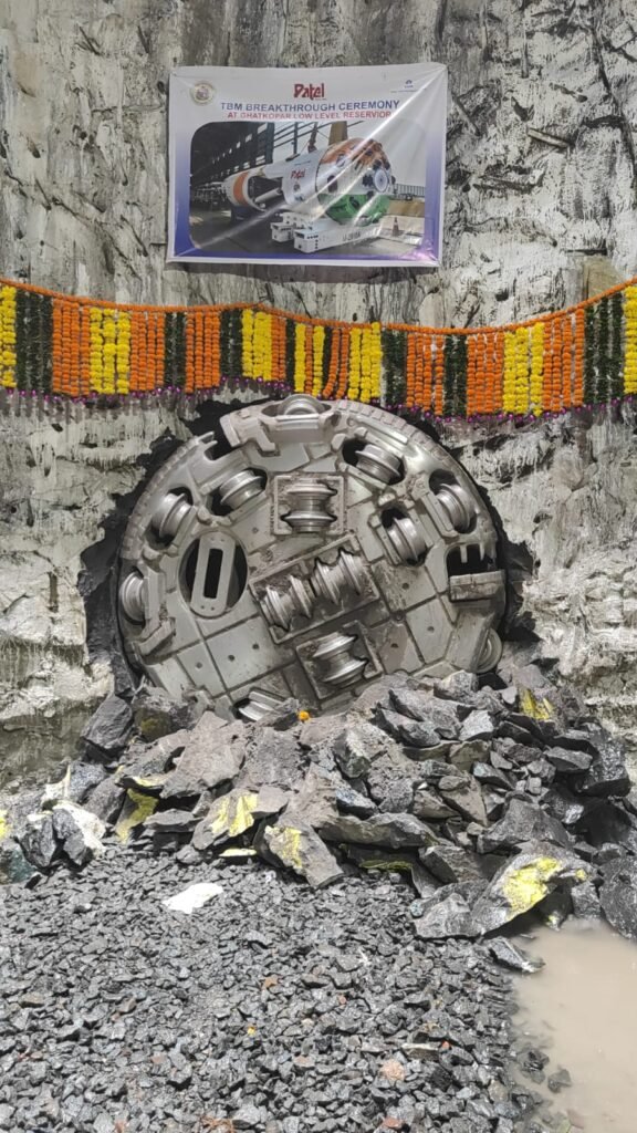 Patel Engineering Completes 2.7 km Tunnel Breakthrough On Mumbai PGRW Project Using TBM At 60m Depth