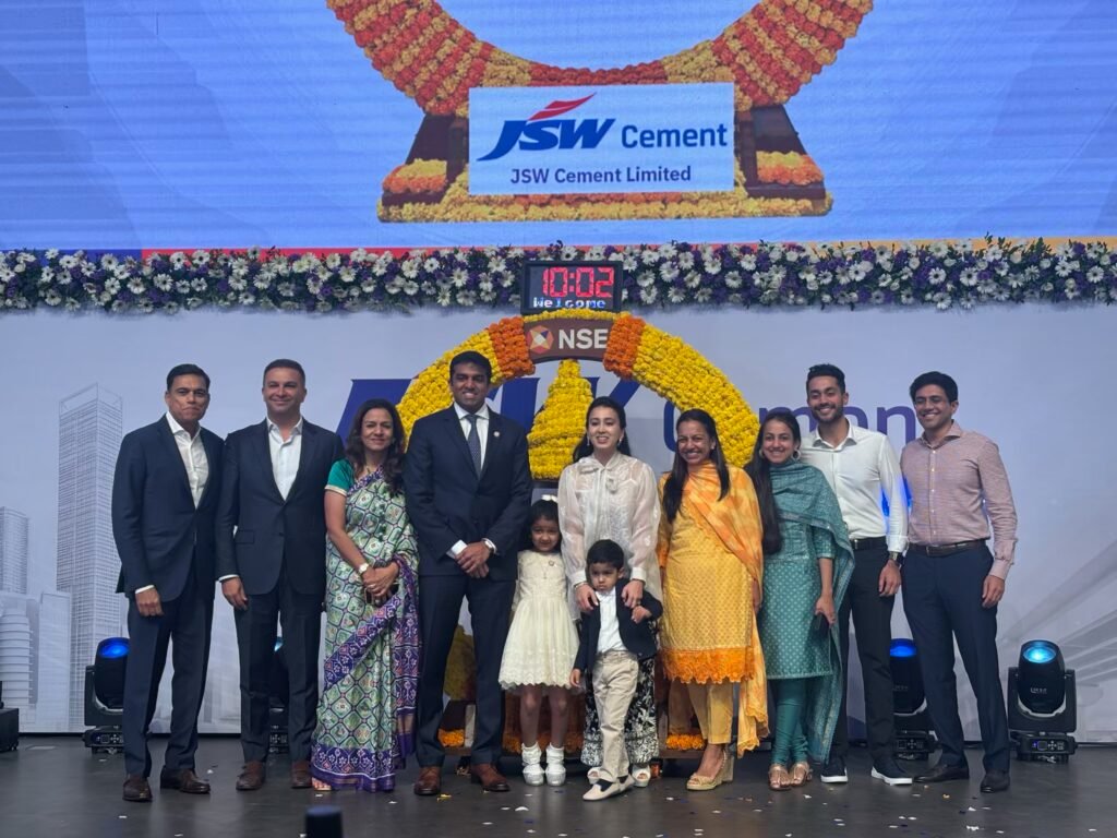 JSW Cement lists post successful IPO JSW Cement lists post successful IPO