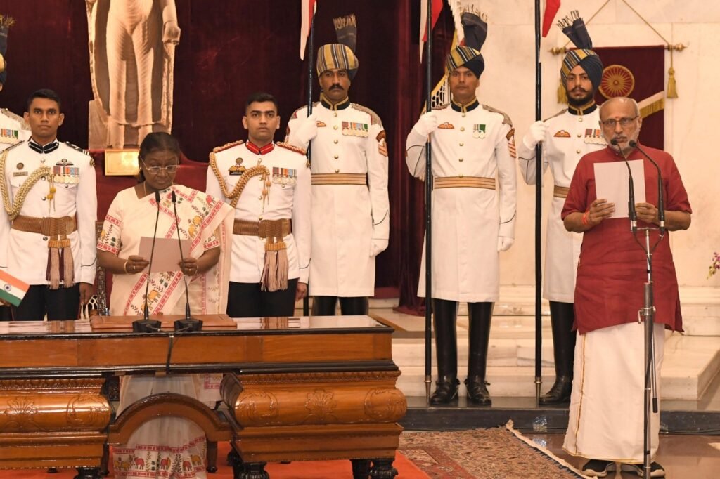 C.P. Radhakrishnan sworn in as 15th Vice President of India C.P. Radhakrishnan sworn in as 15th Vice President of India