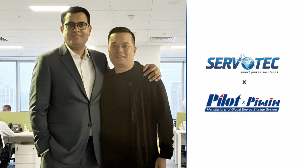 Servotech Partners with China’s Piwin to Localize Battery Energy Storage Systems Under ‘Make in India’ Servotech Partners with China’s Piwin to Localize Battery Energy Storage Systems Under ‘Make in India’