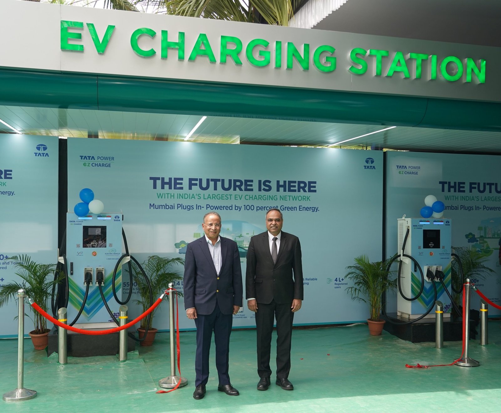 Tata Power and TPEML Unveil Indias Largest TATA.ev MegaCharger Hub in Mumbai