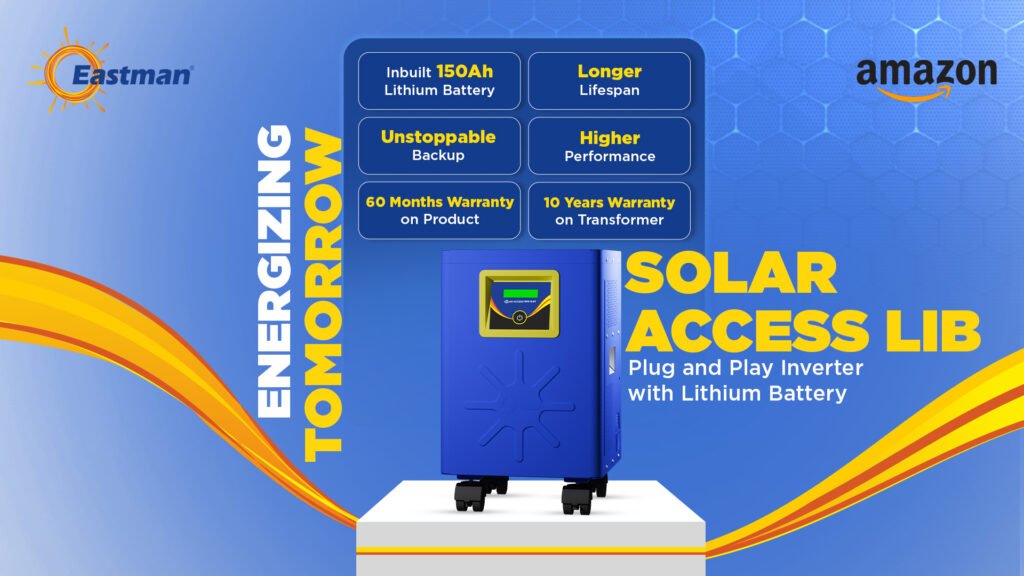 Eastman Launches Solar Access LIB: All-in-One Inverter-Lithium Battery Plug & Play Solution Now Available on Amazon Eastman Launches Solar Access LIB: All-in-One Inverter-Lithium Battery Plug & Play Solution Now Available on Amazon