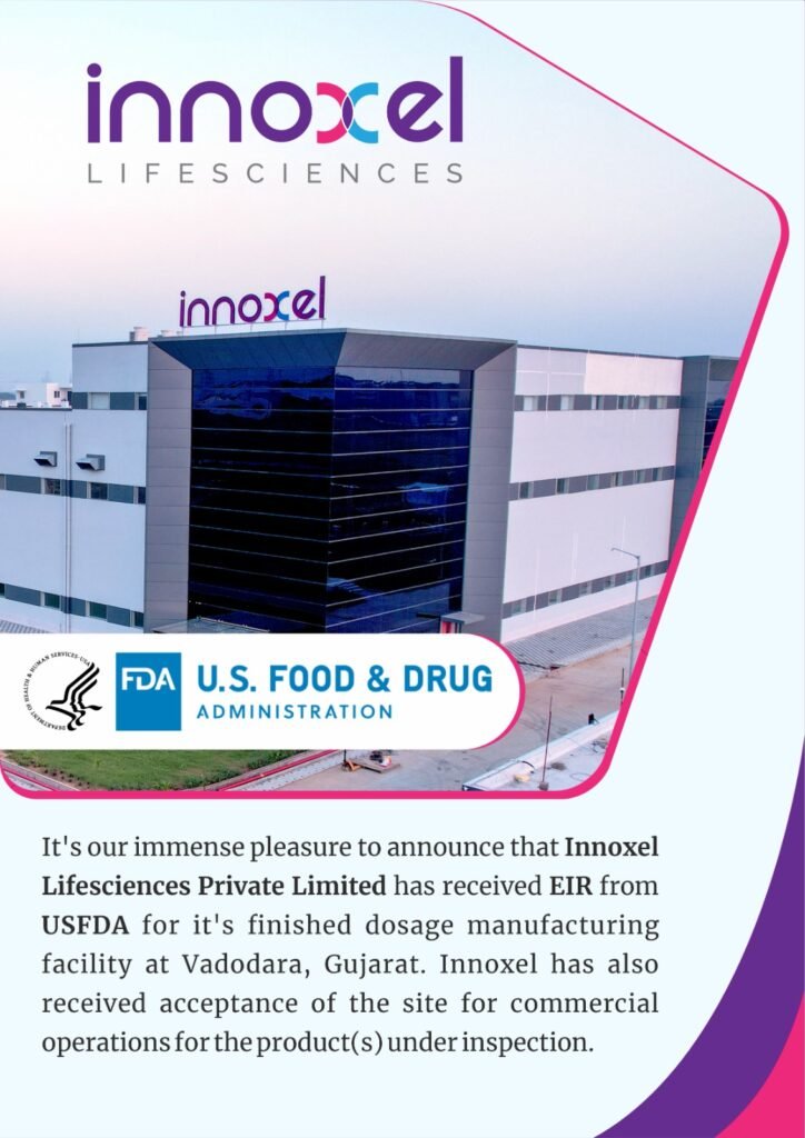 Innoxel Lifesciences Achieves Landmark EU GMP Certification With Zero Observations Innoxel Lifesciences Achieves Landmark EU GMP Certification With Zero Observations