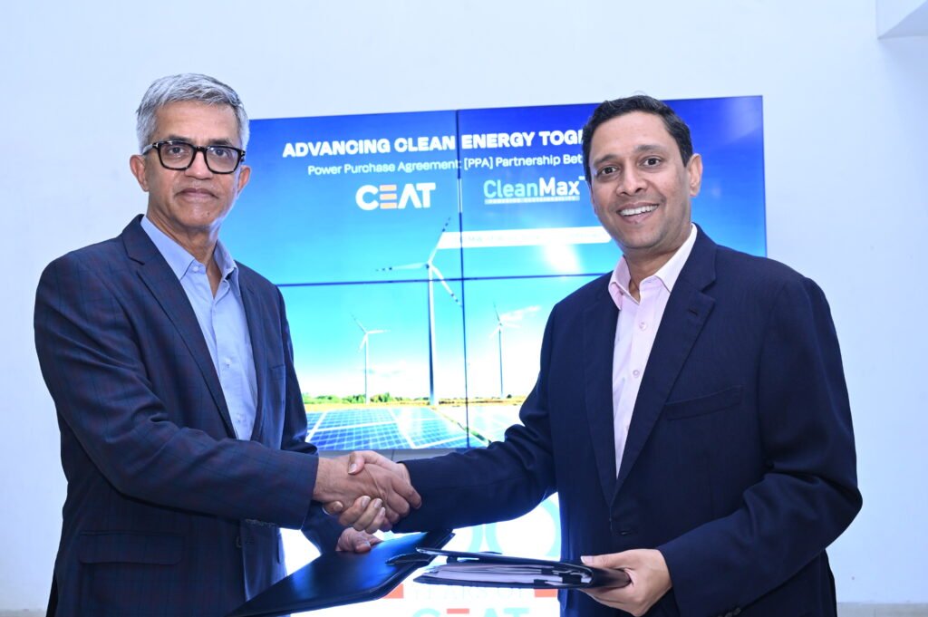 CEAT Partners with CleanMax for Multi-State ~59 MW Hybrid Wind-Solar Projects Across its Key Manufacturing Hubs