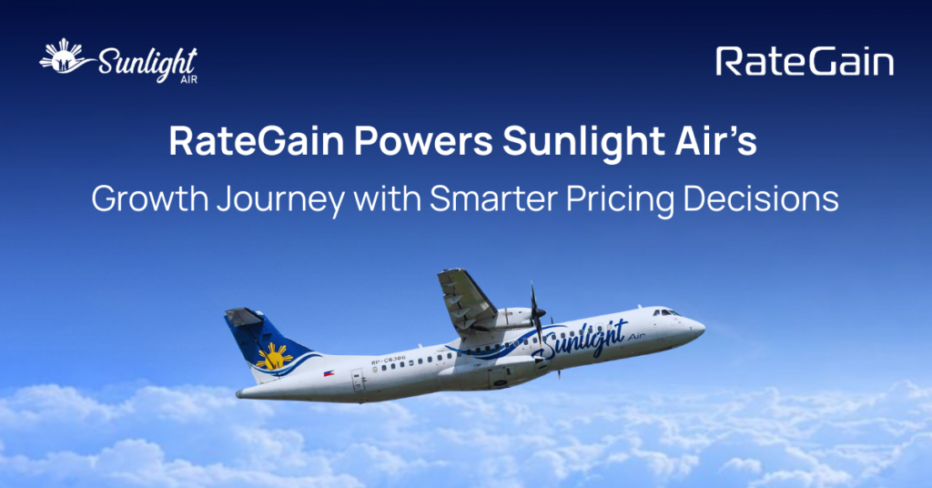 RateGain Powers Sunlight Air’s Growth Journey with Smarter Pricing Decisions
