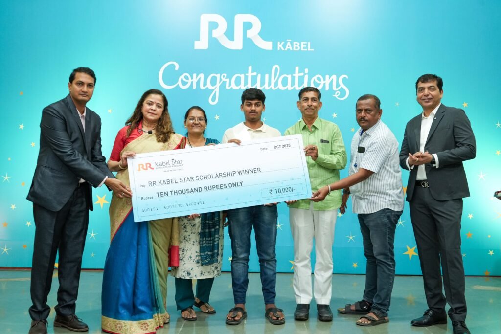 RR Kabel announces the winners of Kabel Star Season 4 Celebrates four years of the scholarship program worth ₹4 Cr
