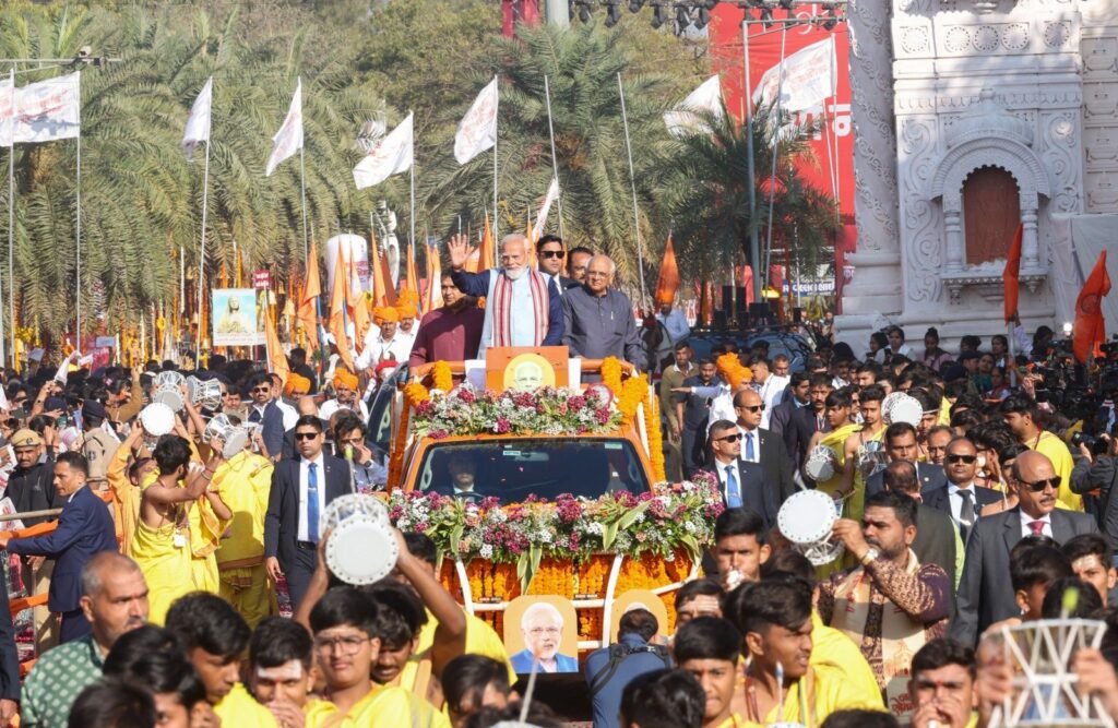 PM Modi addresses the Somnath Swabhiman Parv in Somnath, Gujarat