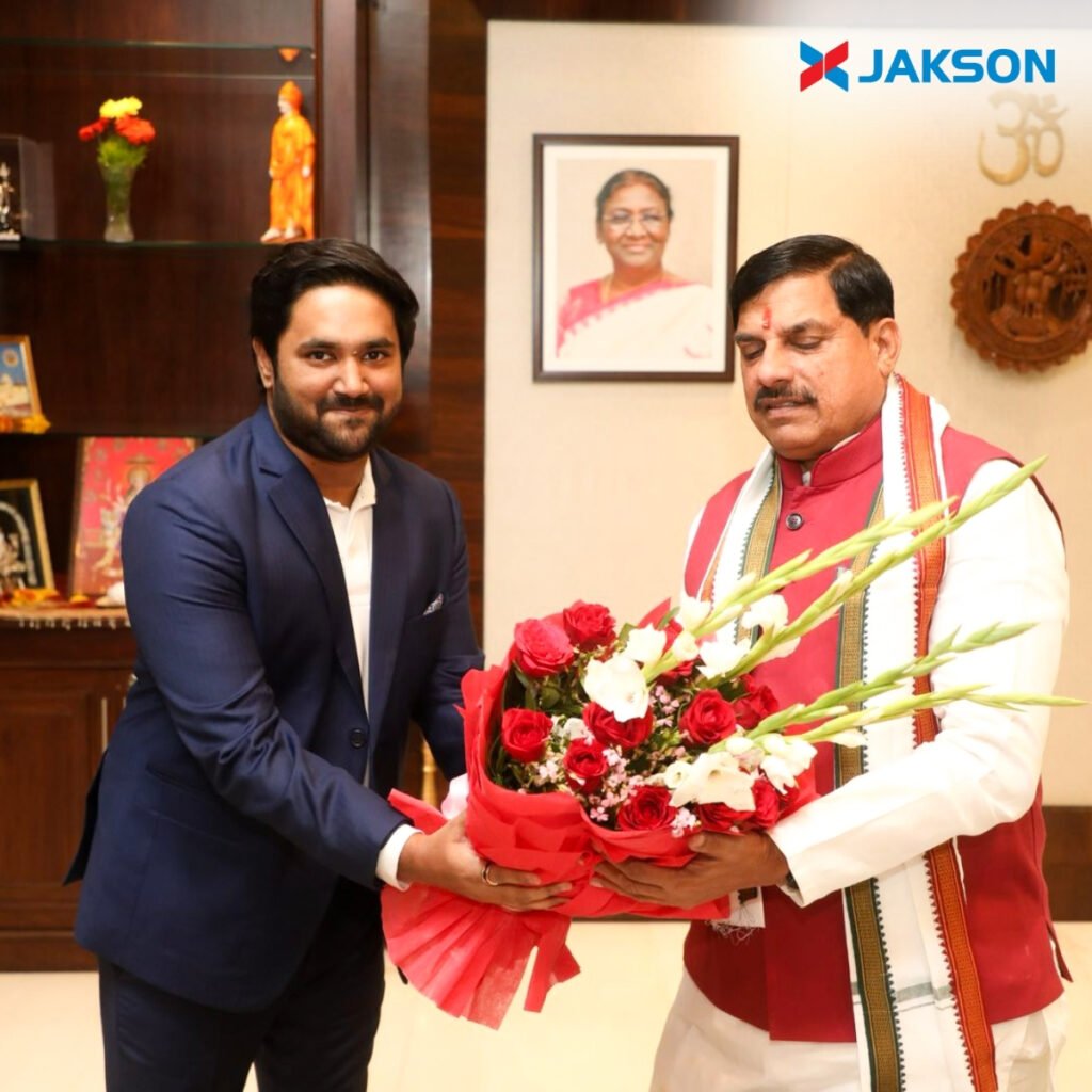 Siddhant Gupta meets with Madhya Pradesh CM Mohan Yadav