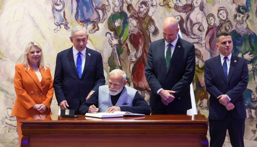 ‘Born the Day India Recognised Israel’, Says PM Modi at Israel’s Parliament The Knesset ‘Born the Day India Recognised Israel’, Says PM Modi at Israel’s Parliament The Knesset