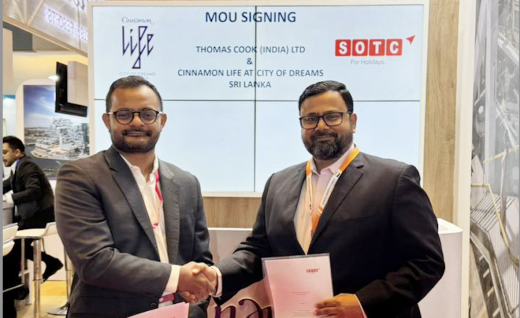 Thomas Cook India & SOTC Travel sign strategic MOU with Cinnamon Life at City of Dreams Sri Lanka Thomas Cook India & SOTC Travel sign strategic MOU with Cinnamon Life at City of Dreams Sri Lanka