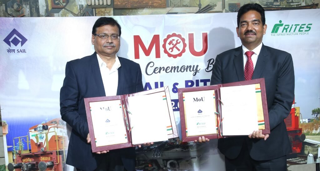 SAIL and RITES Sign MoU for diesel locomotive leasing and maintenance