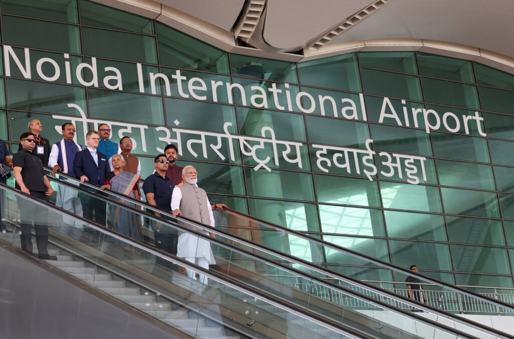 PM Modi inaugurates Phase I of Noida International Airport, developed with investment of around ₹11,200 cr