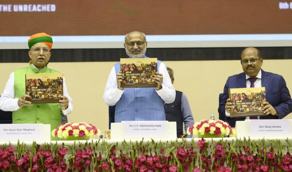 Vice President C. P. Radhakrishnan calls for inclusive, tech-driven access to justice under Tele-Law initiative