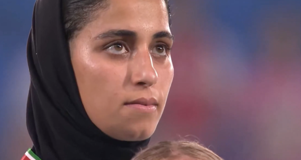 Iranian women’s national football team refuses to sing Islamic Regime anthem