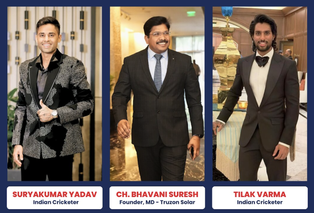 Cricket Stars Suryakumar Yadav, Tilak Varma Invest in TRUZON Solar
