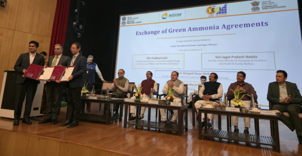 NTPC REL Signs Green Ammonia Purchase Agreement with Solar Energy Corporation Limited for supply of Green Ammonia