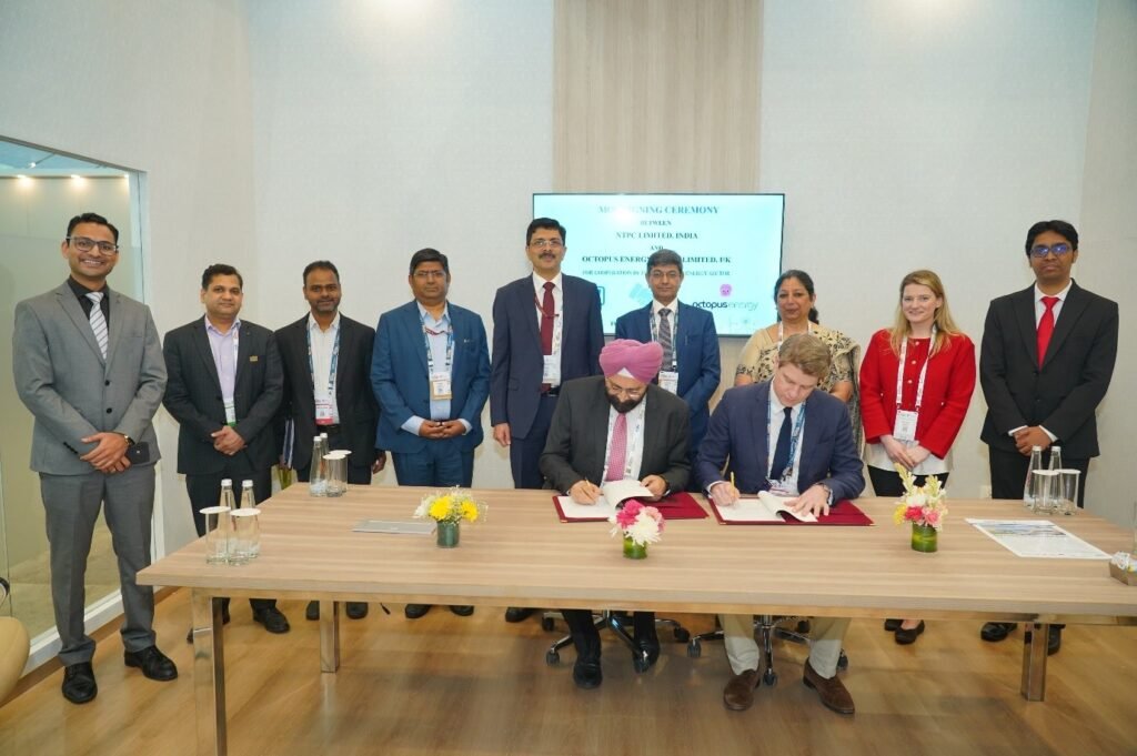 NTPC Limited and Octopus Energy Group, UK Sign MoU for Co-operation in Power and Energy Sector