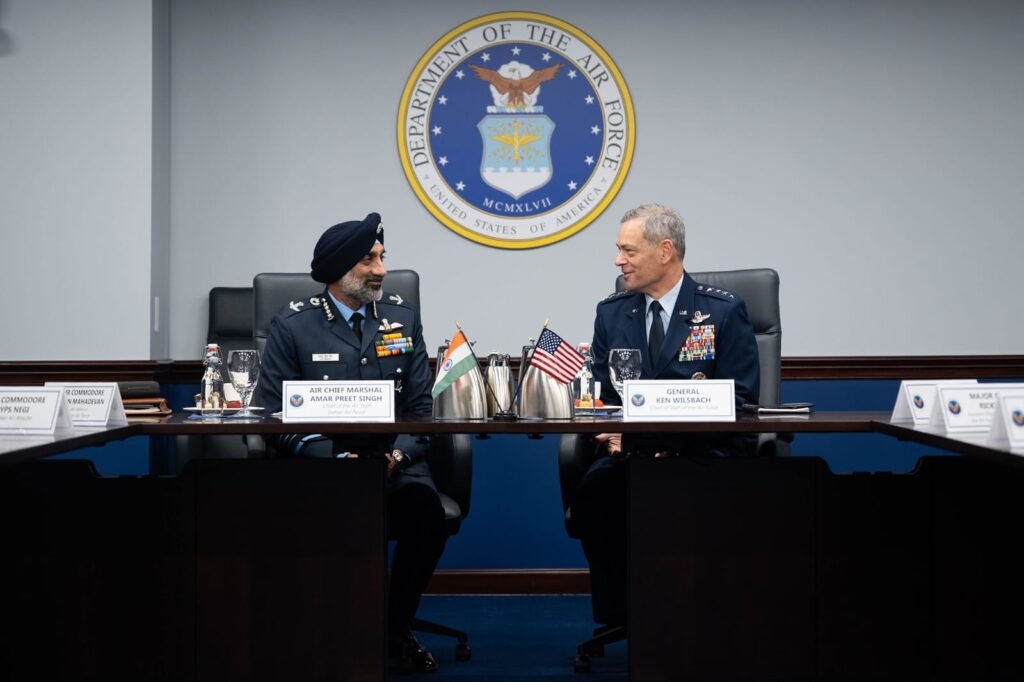 US and Indian Air Chiefs Hold High-Level Talks in Arlington to Boost Defence Cooperation