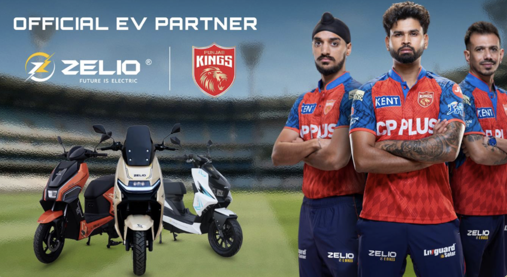 Zelio Electric Scooters Joins Hands with Punjab Kings as Official EV Partner for 2026 Season Zelio Electric Scooters Joins Hands with Punjab Kings as Official EV Partner for 2026 Season