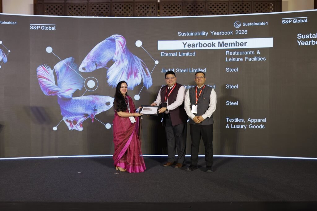 Jindal Steel Recognised as Member of S&P Global Sustainability Yearbook 2026