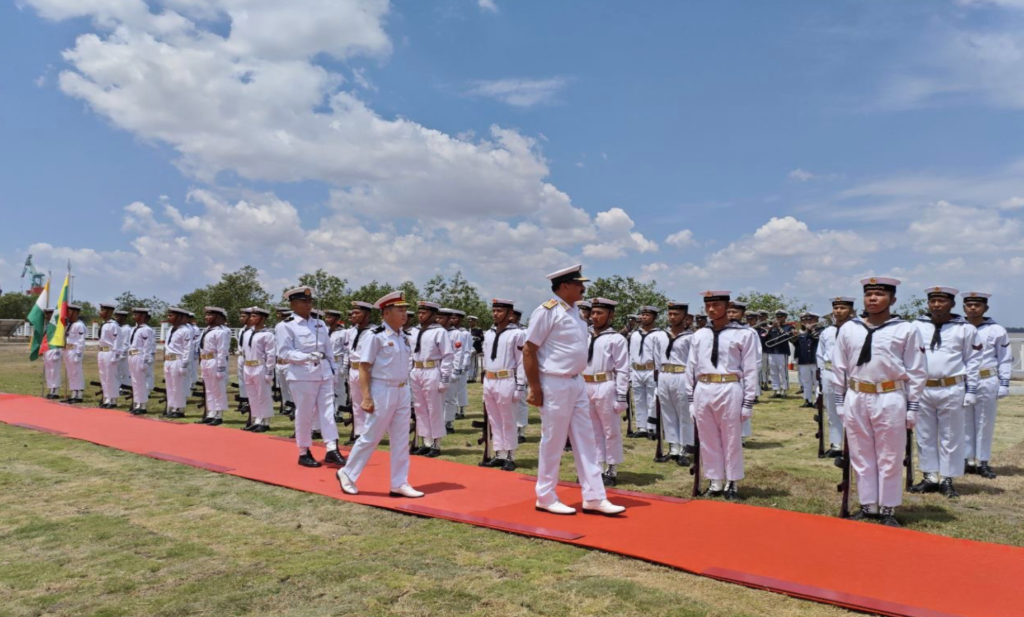 Navy Chief Dinesh K Tripathi Visits Myanmar