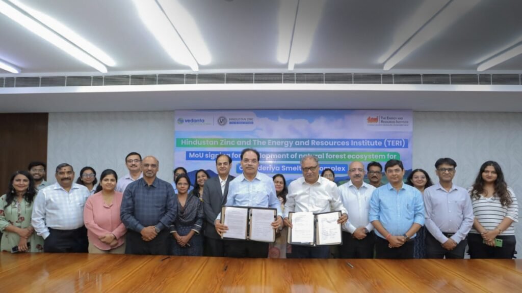 Hindustan Zinc Signs MoU with TERI for 250-Hectare Ecological Restoration Project in Rajasthan