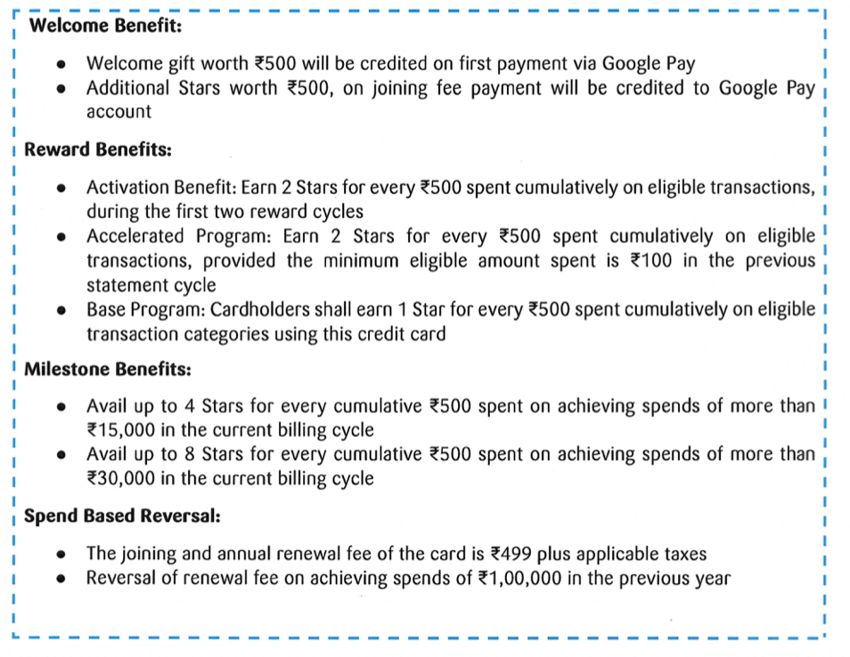 Google Pay Flex SBI Card