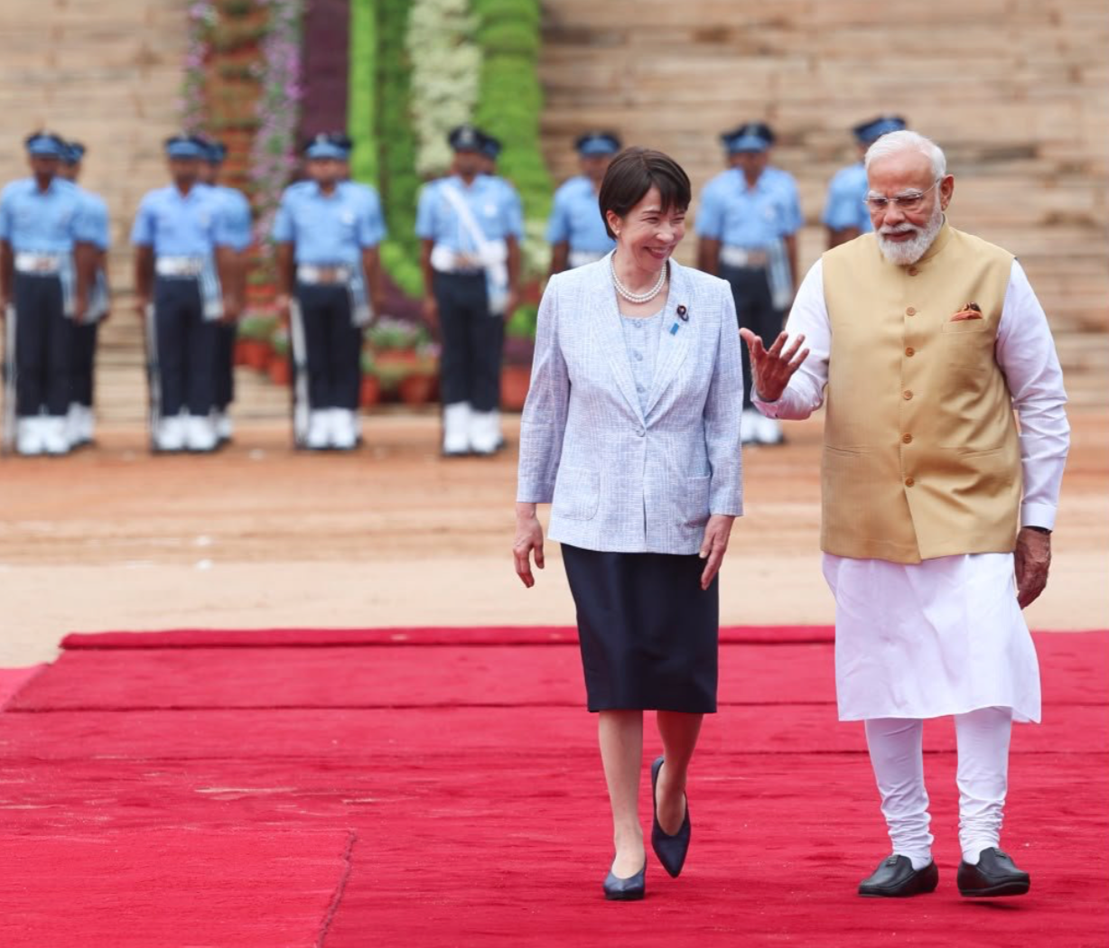 Prime Minister Narendra Modi With Japan's PM Sanae Takaichi