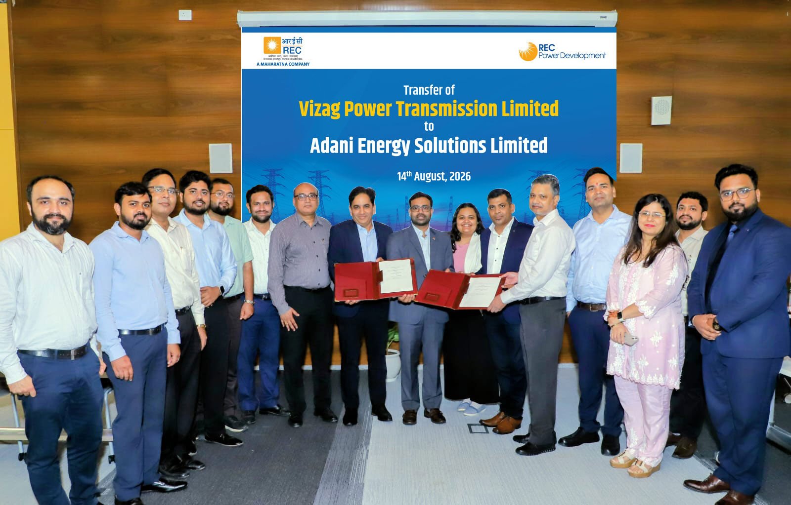 RECPDCL Hands Over Vizag Power Transmission to Adani Energy