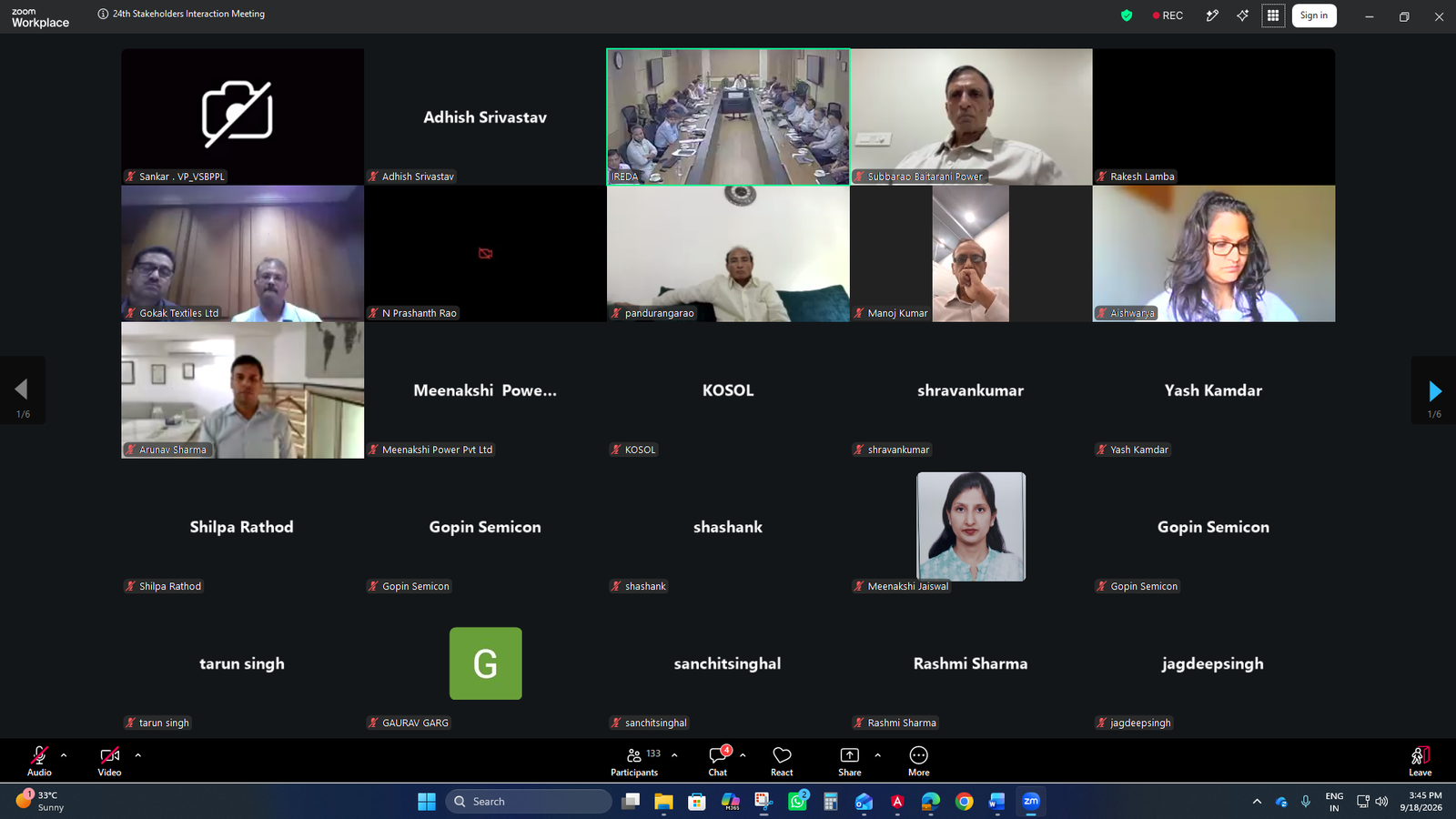 24th Stakeholders’ Interaction Meet at IREDA